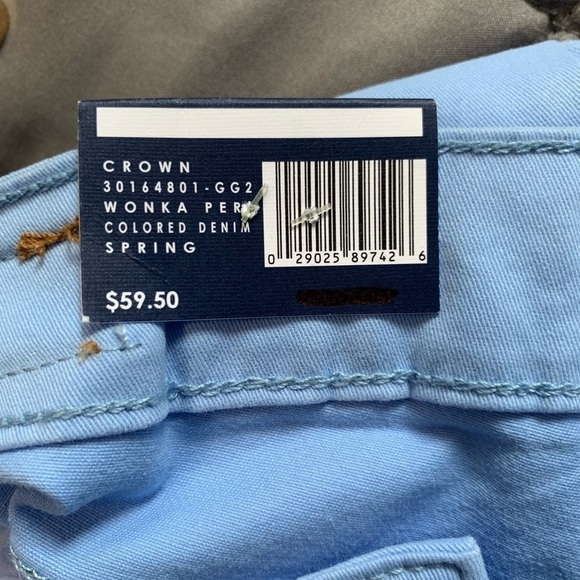 New Crown & Ivy Women's High Rise Skinny Color Denim Jeans Size 4 - Picture 5 of 8